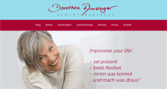 Desktop Screenshot of dorothea-anzinger.de
